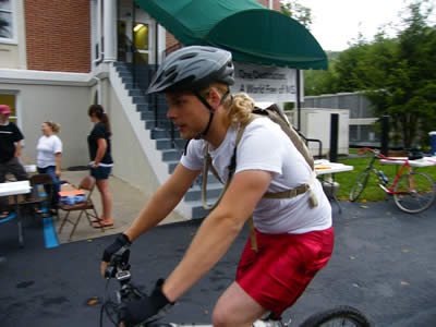 Gabriel on MS 150 Bike Tour