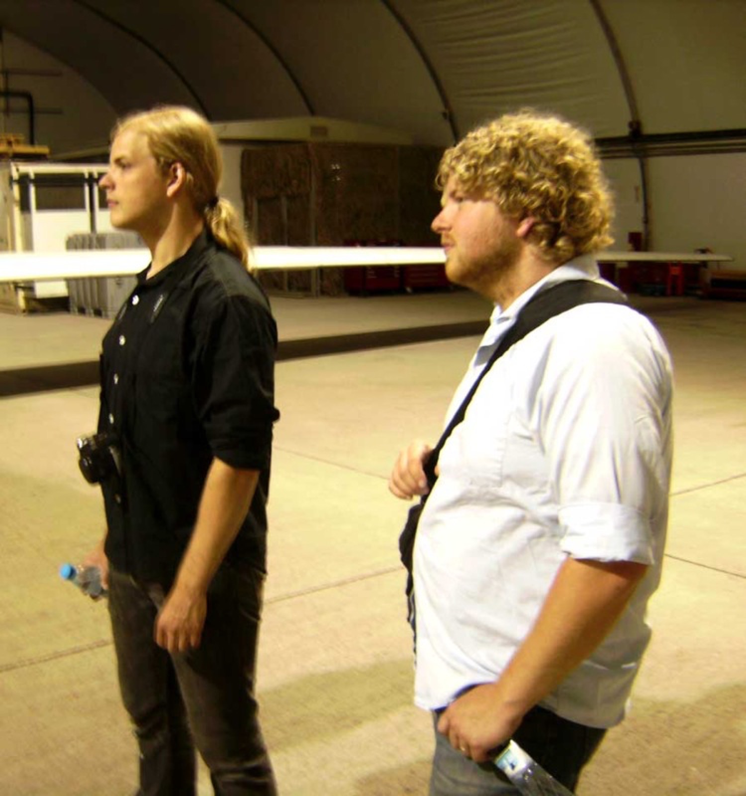 In the hangar