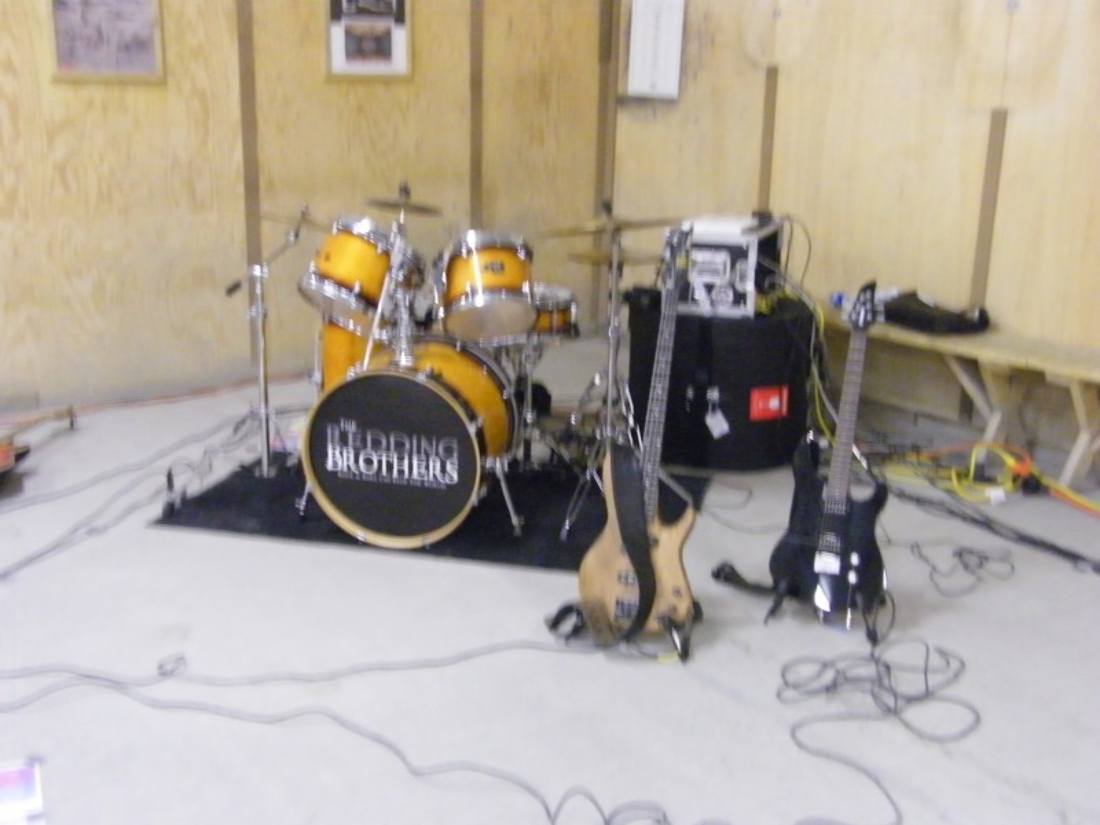 The kit, set for the show