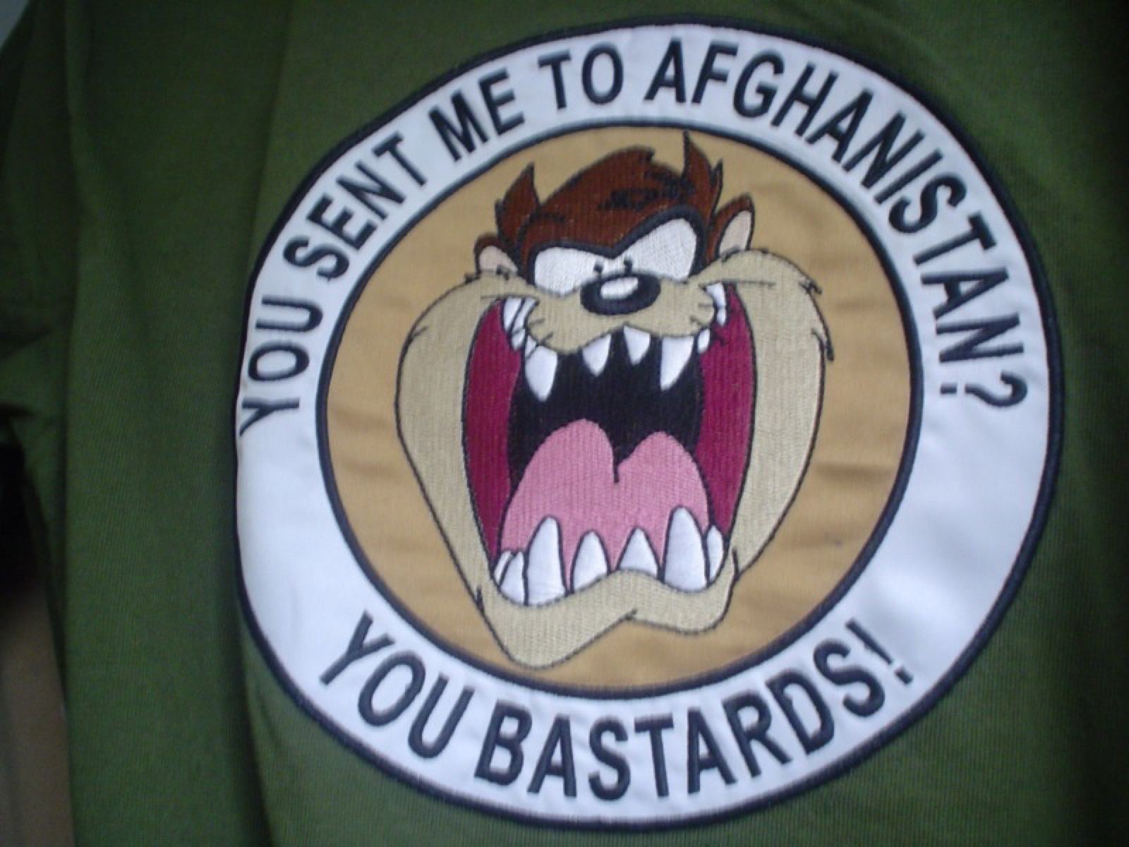Souvenir patch on the boardwalk